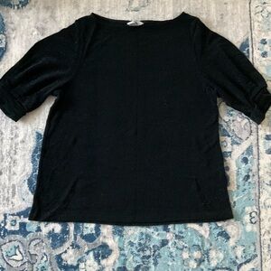 H&M black sparkly top. Size Medium.